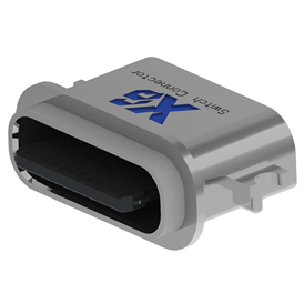 XB-ATCF-16-004 TYPE C 16P anti-jellyfish base plate 1.6 L=6.5mm (powdered gold shell)